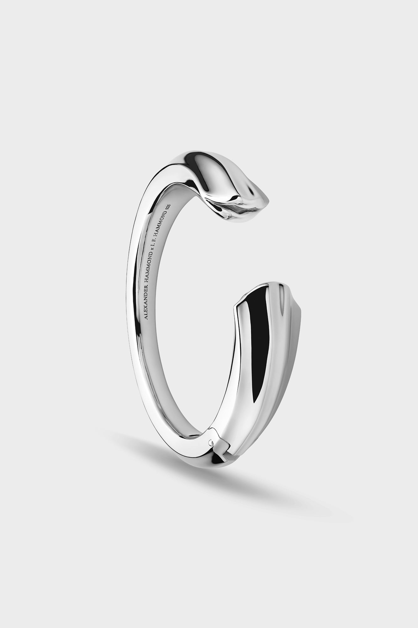 Silver Plated Kiss Bangle