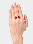 Black Kiss Ring Opaque Red