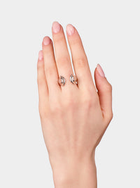 Silver Kiss Ring