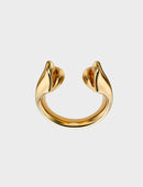 Gold Kiss Ring