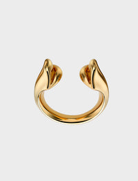 Gold Kiss Ring